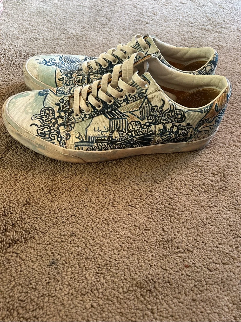 Vans Van Gogh Museum Yellow & White Sneakers